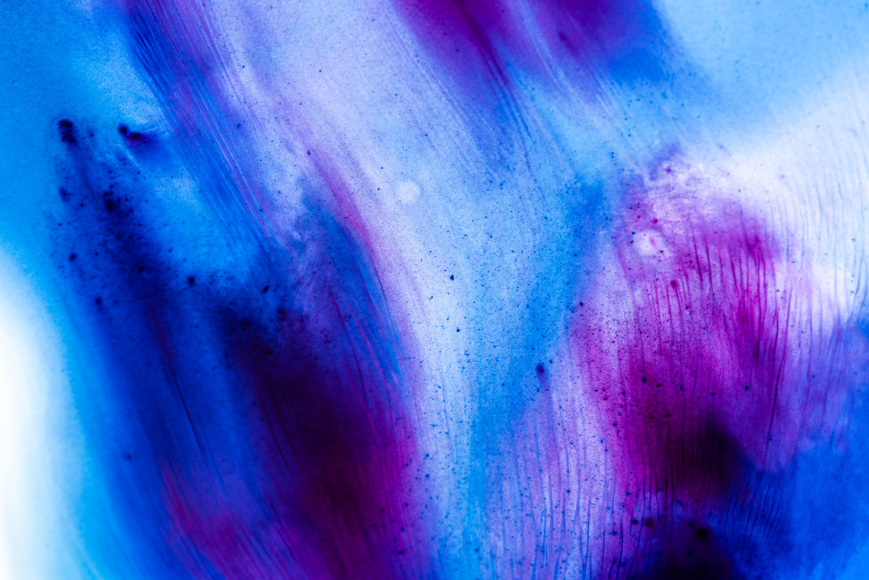 Purple and dark blue minimal art photography. Image by Jennifer Esseiva.